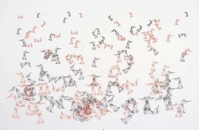 Random War by Charles Csuri