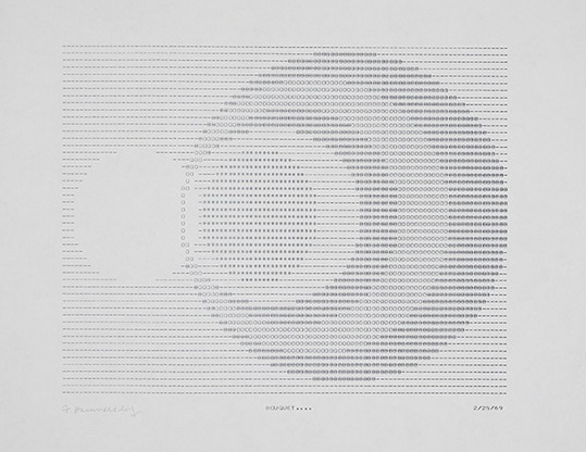 Computer Drawing by Frederick Hammersley